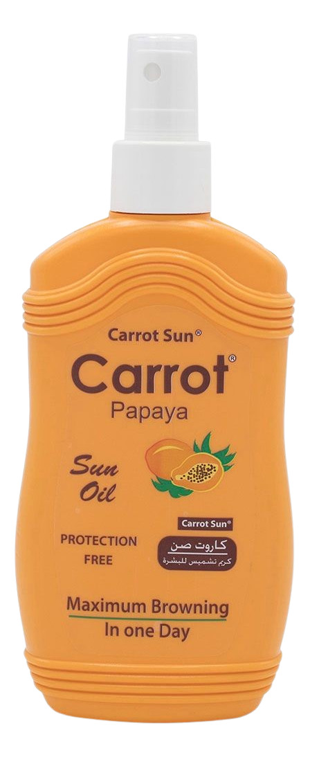 كاروت صن زيت مسرّع تسمير بابايا 200 مل
