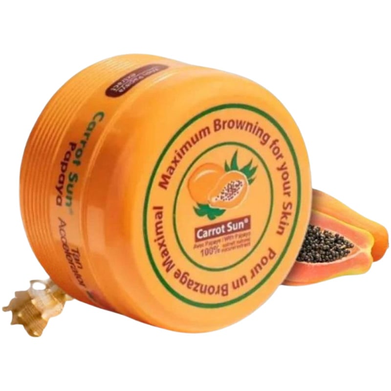 كاروت صن كريم مسرّع تسمير بابايا 350 مل