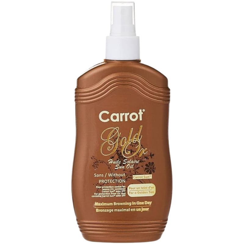 كاروت صن زيت مسرّع تسمير جولد 200 مل