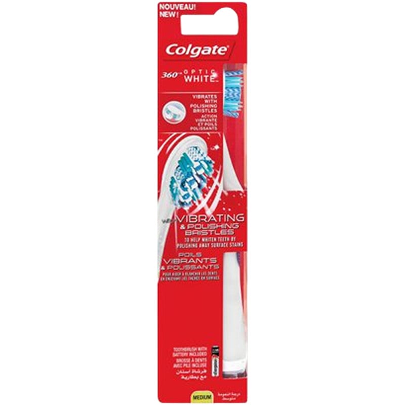 فرشاة أسنان كولجيت أوبتيك وايت 360 بلس