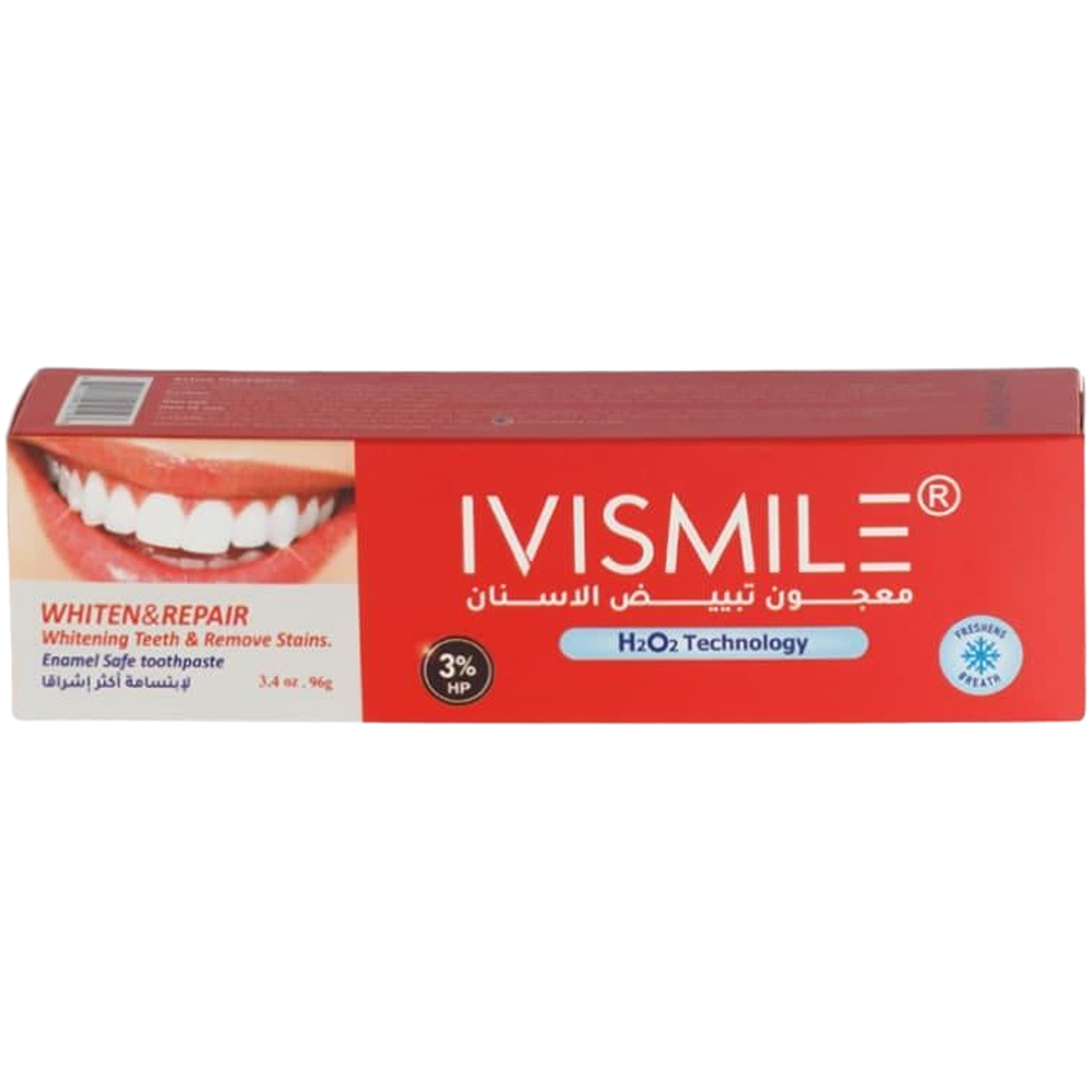 معجون اسنان ايفى سمايل بتقنية H202 للحماية المتكاملة 96جم