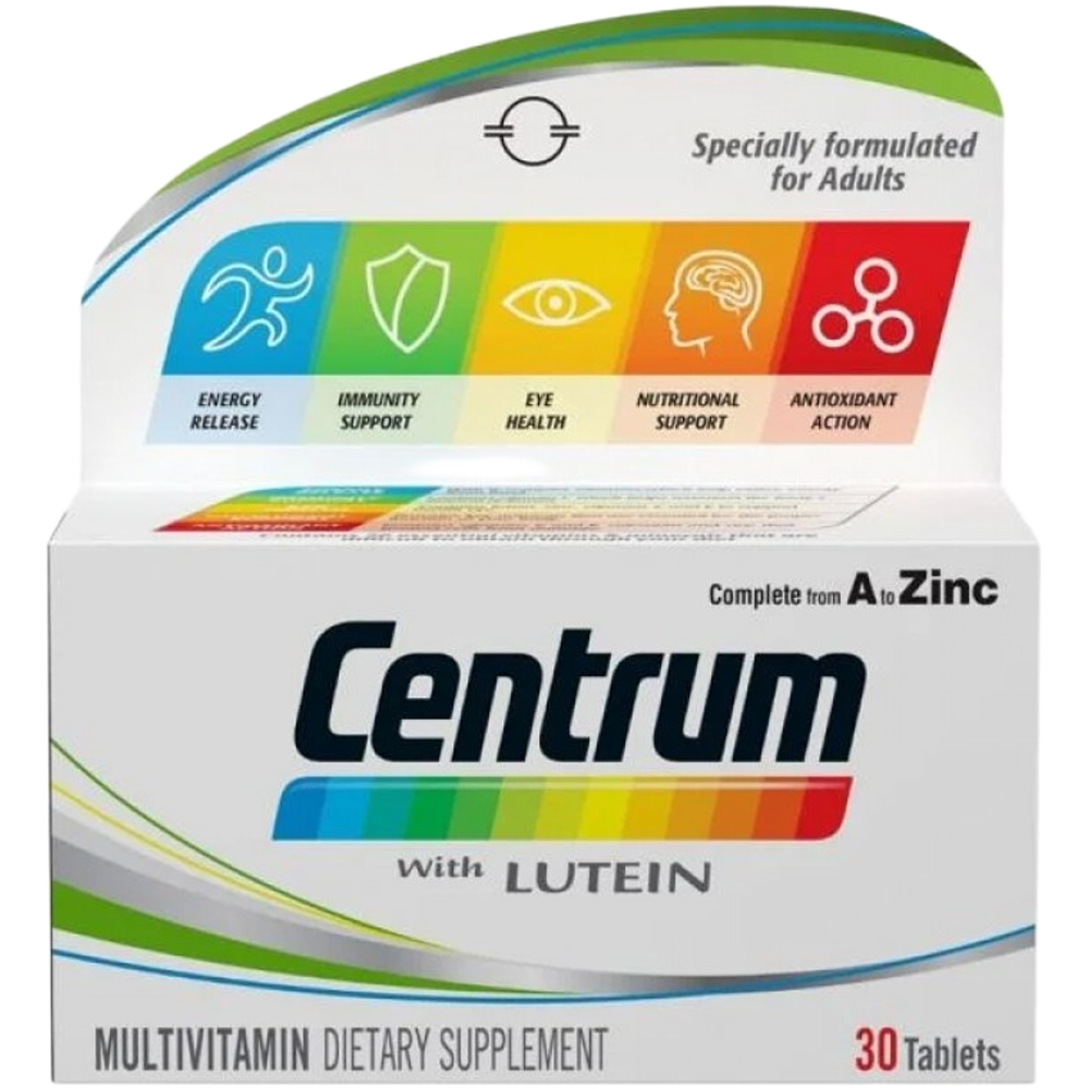 Centrum with Lutein Energy and Immunity 30 tablets