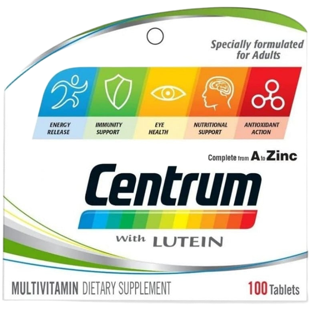 Centrum with Lutein Energy and Immunity 100 tablets