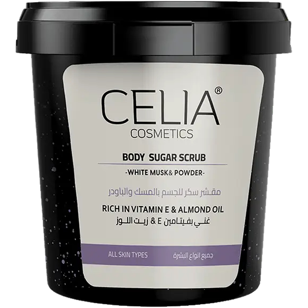 Celia Sugar Body Scrub Musk and Powder 600 g