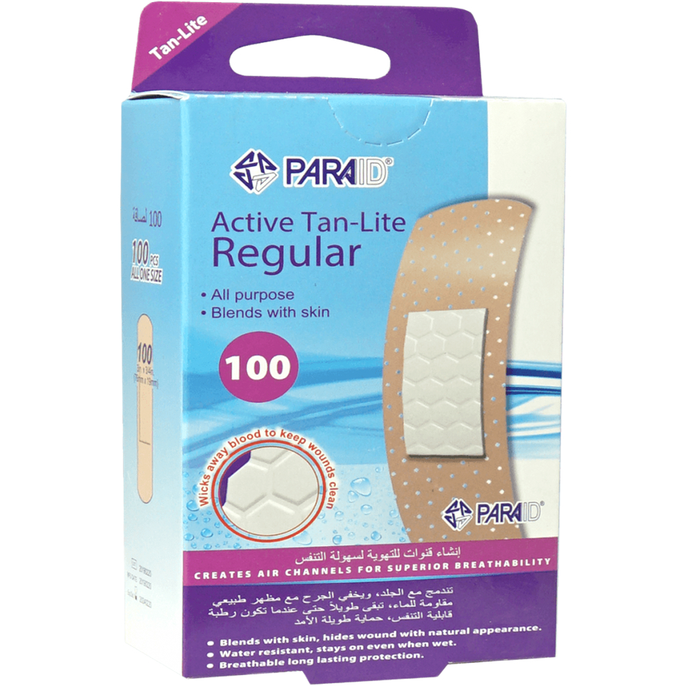 شريط تان نشط بارد من PARAID 100 قطعة