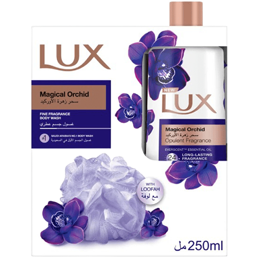 شور جل لوكس 250 مل سحر الاوركيد + لوفة