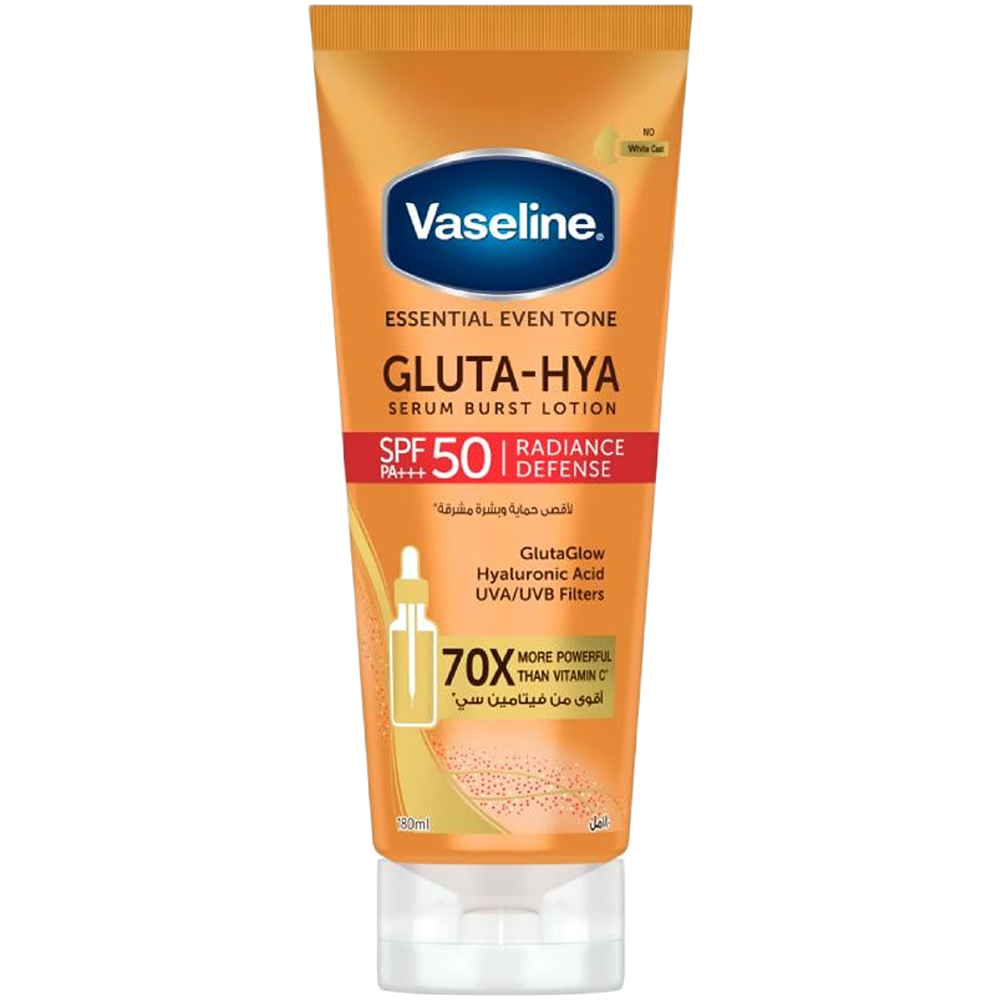 فازلين جلوتا هيا لوشن 12X180ML SPF50 