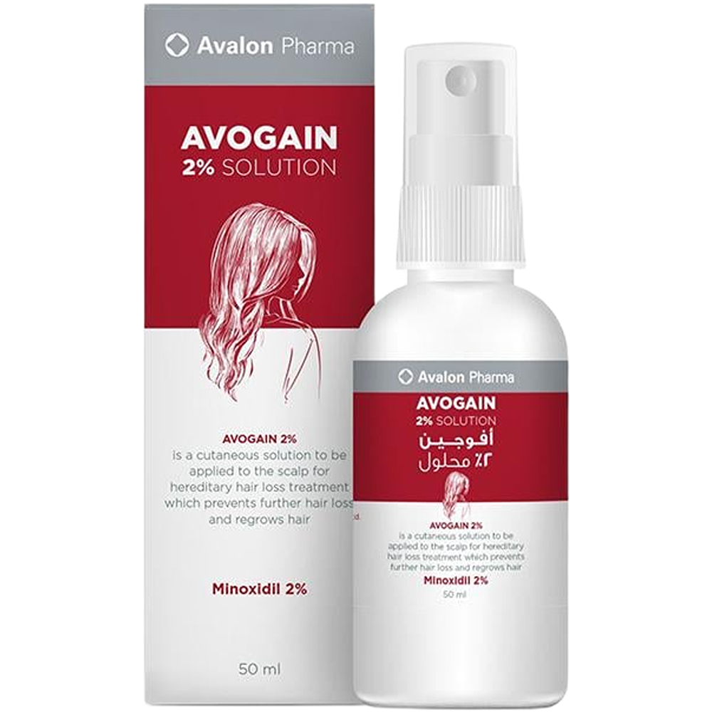 Avogain 2% Minoxidil Hair Loss Prevention Solution 50 ml