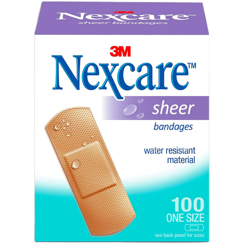 نيكسكير لواصق شفافة 100 قطعة