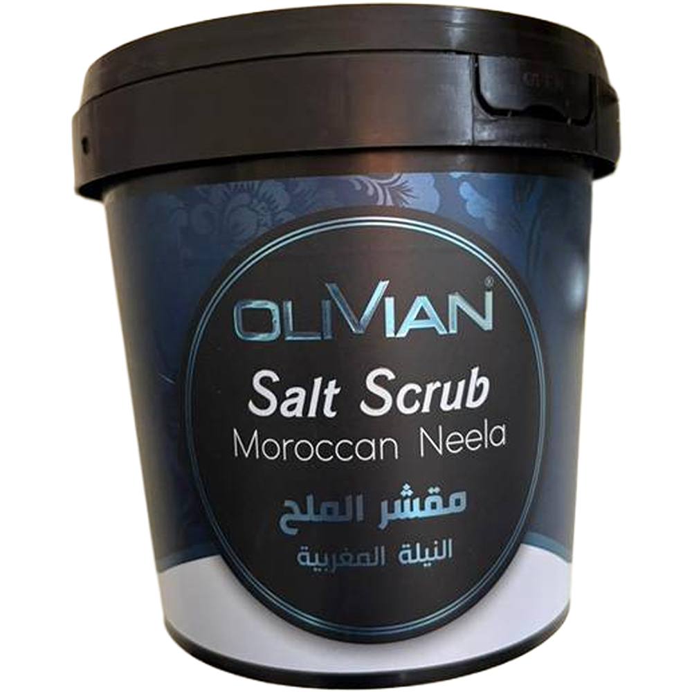 Olivian Moroccan Indigo Salt Body Scrub 600 ml