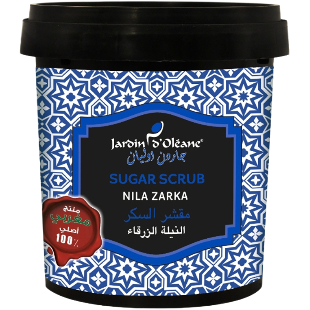 Olivian Blue Indigo Sugar Body Scrub 600 ml