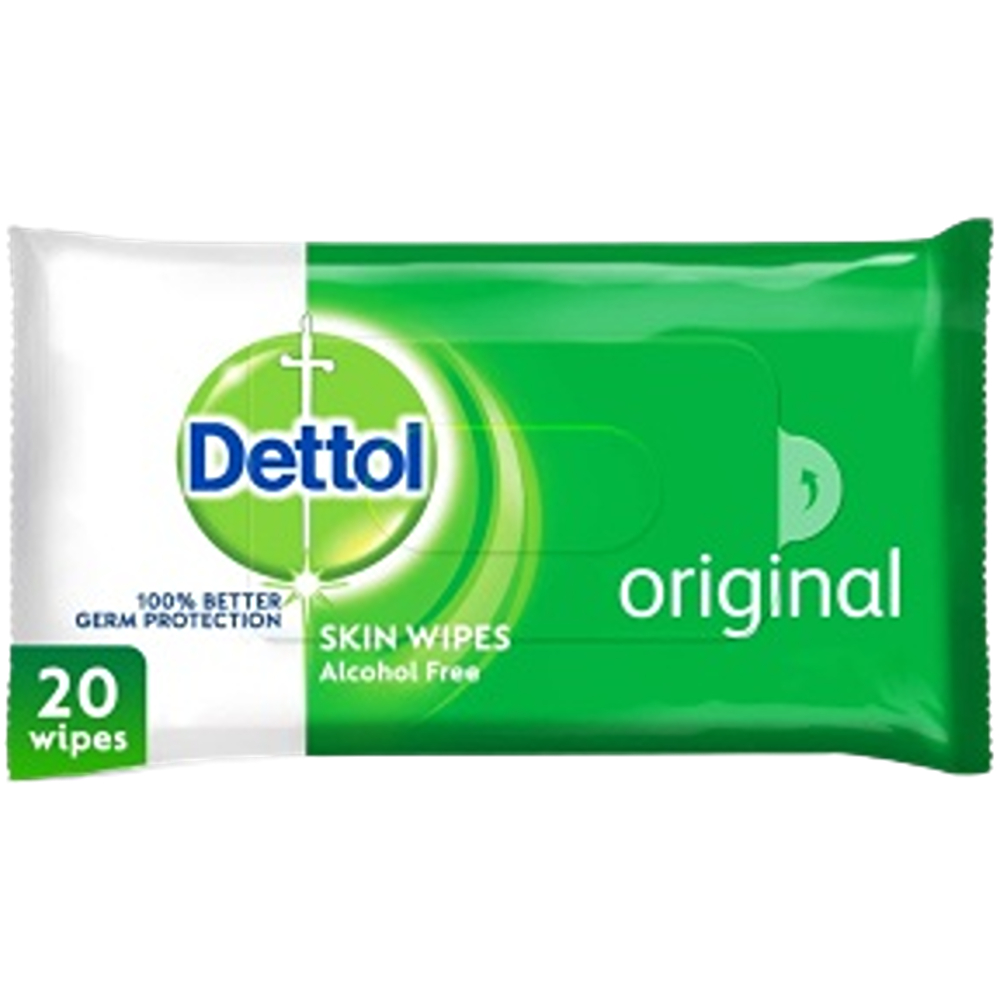 Dettol Original Antibacterial Wipes 20 wipes