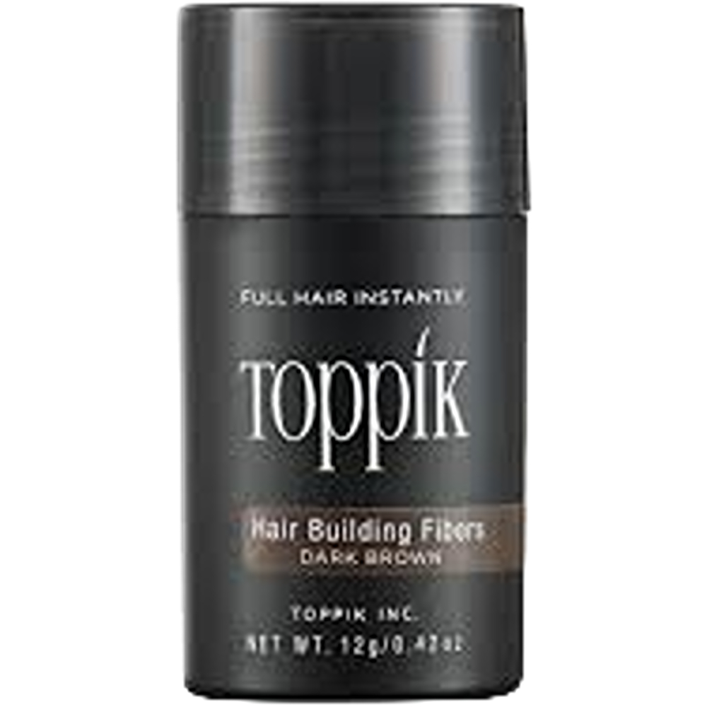 بودرة شعر توبيك لملأ فراغات الشعر 12جم بنى غامق