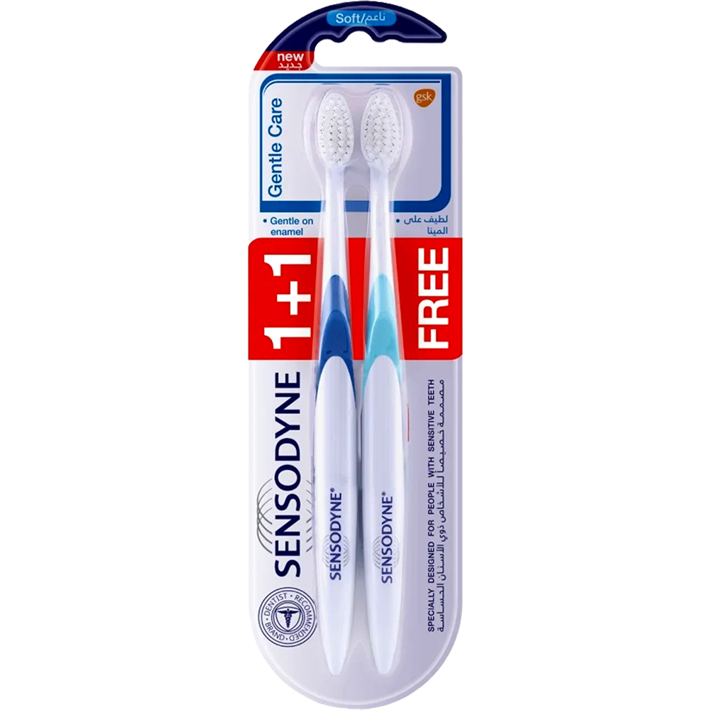 Sensodyne Gentle Care Toothbrush 1+1
