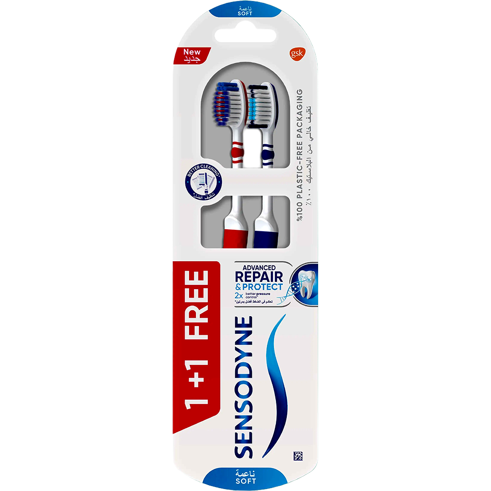 Sensodyne Repair Toothbrush Soft 1+1