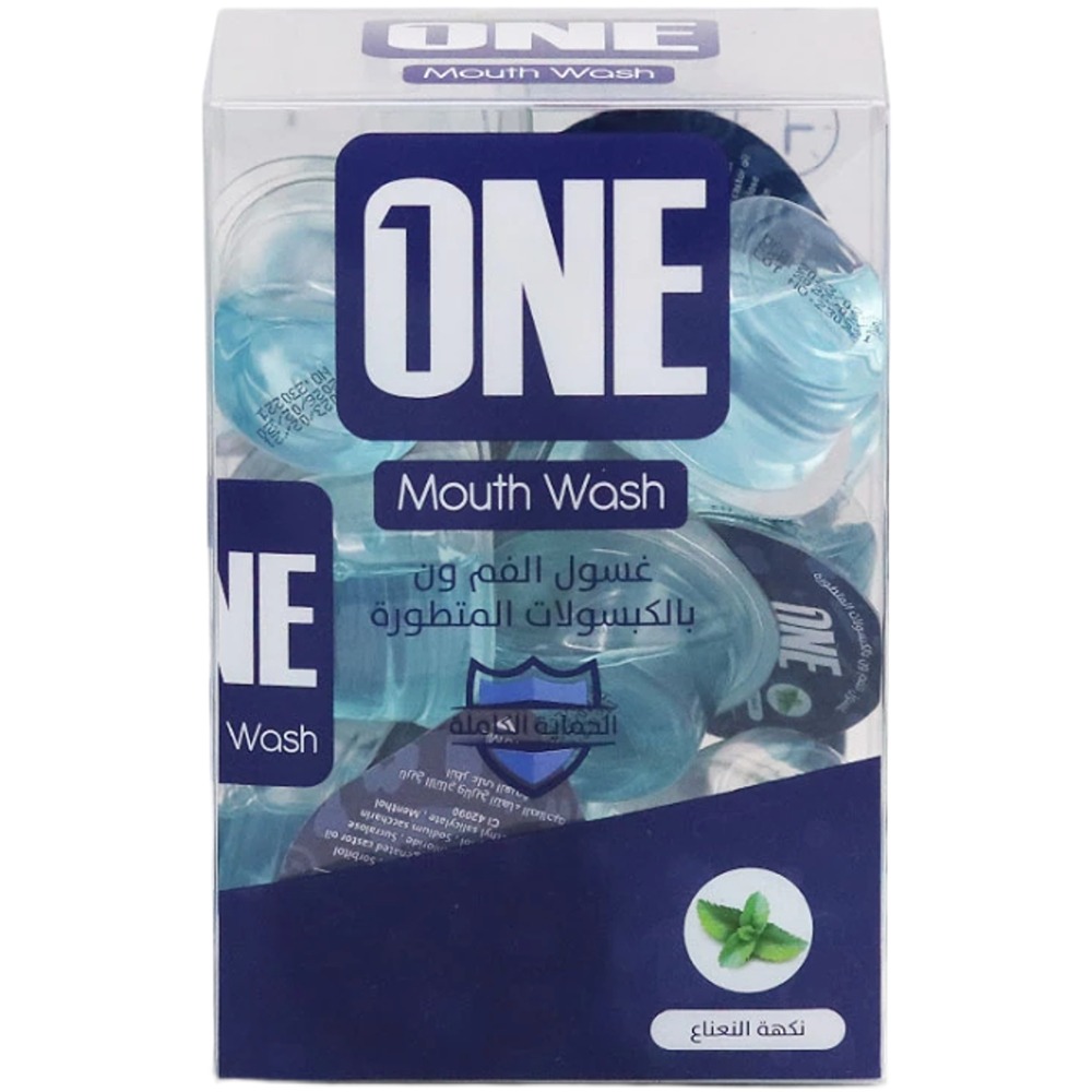 غسول فم ون بالنعناع 20 حبه *15 مل