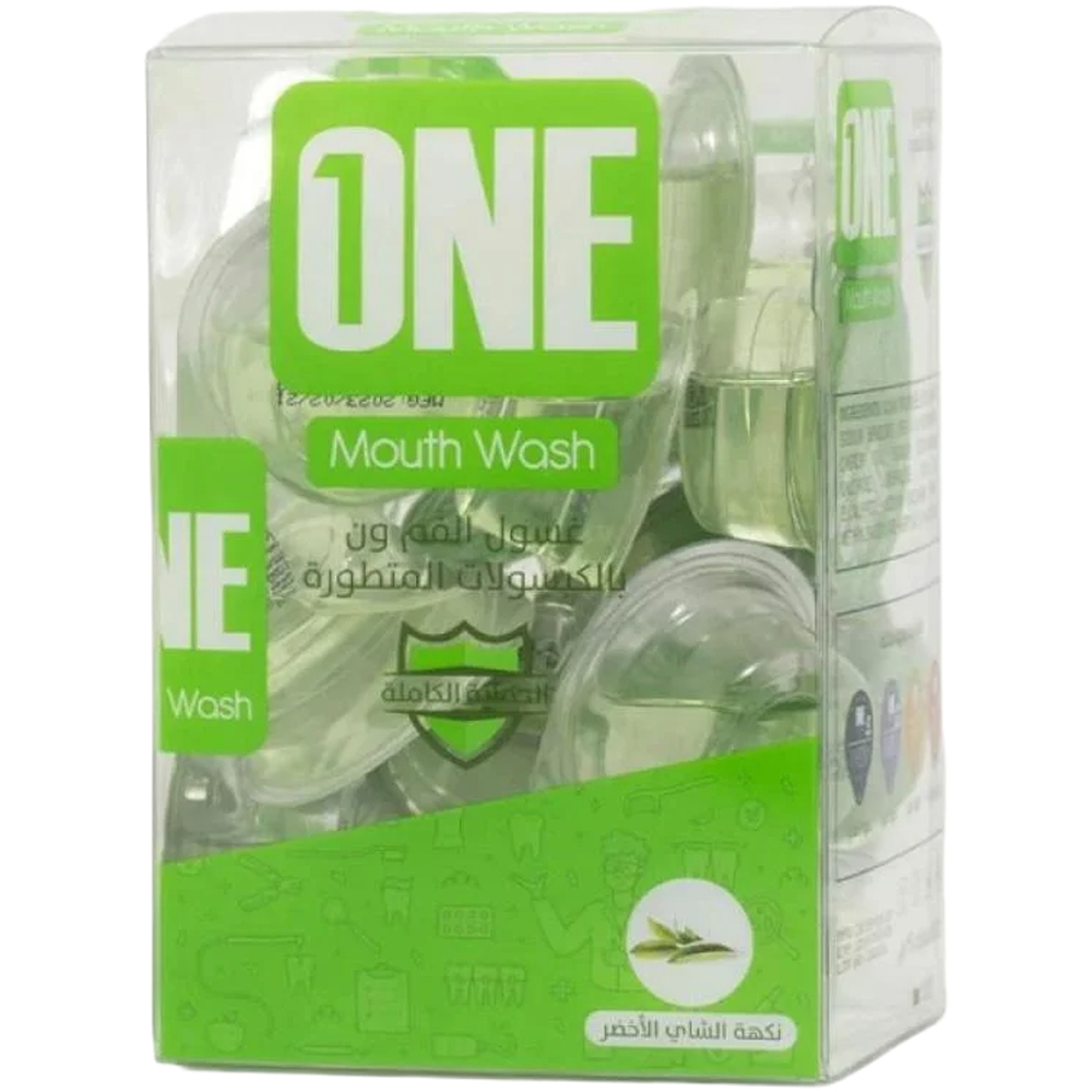 غسول فم ون الشاي الأخضر 20 حبه *15 مل