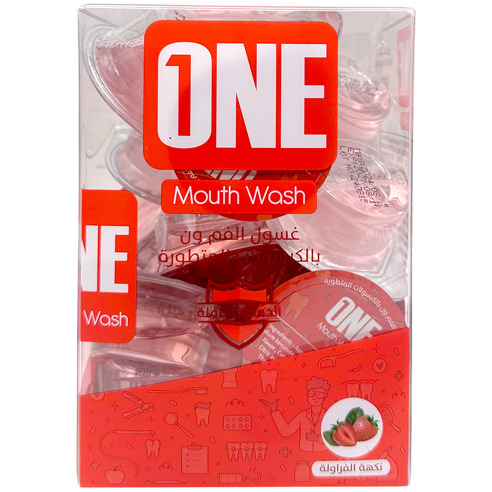 غسول فم كبسولات بالفراولة كريستا 20حبة 15مل