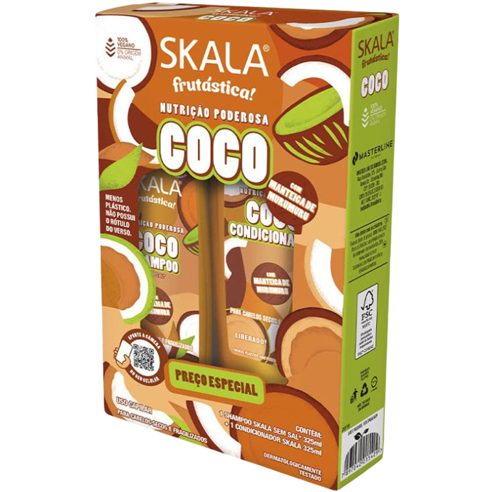 سكالا إكسبيرت طقم شامبو وبلسم بزيت جوز الهند 16619