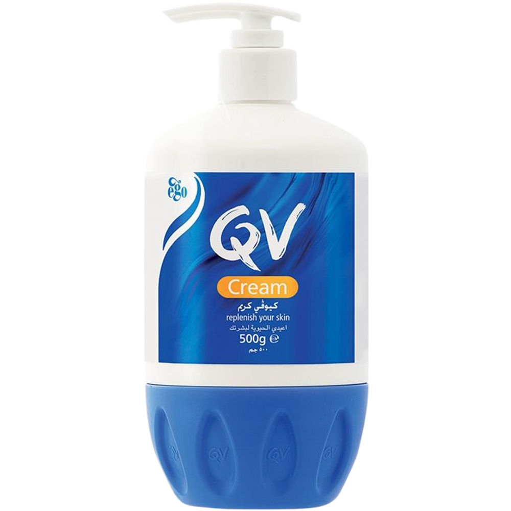 كيو ڤي كريم جسم مرطب 500 جم