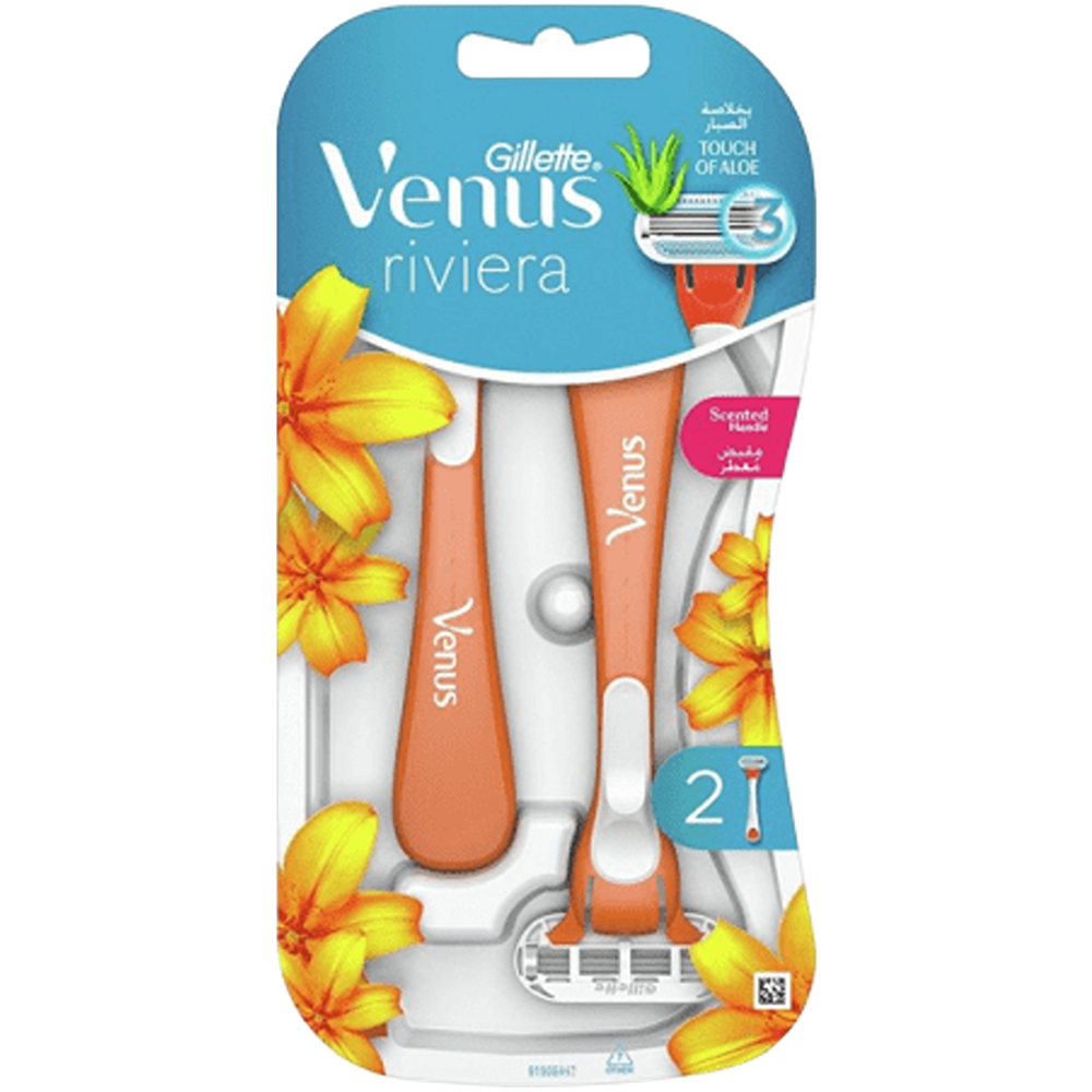 جيليت فينوس ريفييرا شفرات نسائية 2 قطع