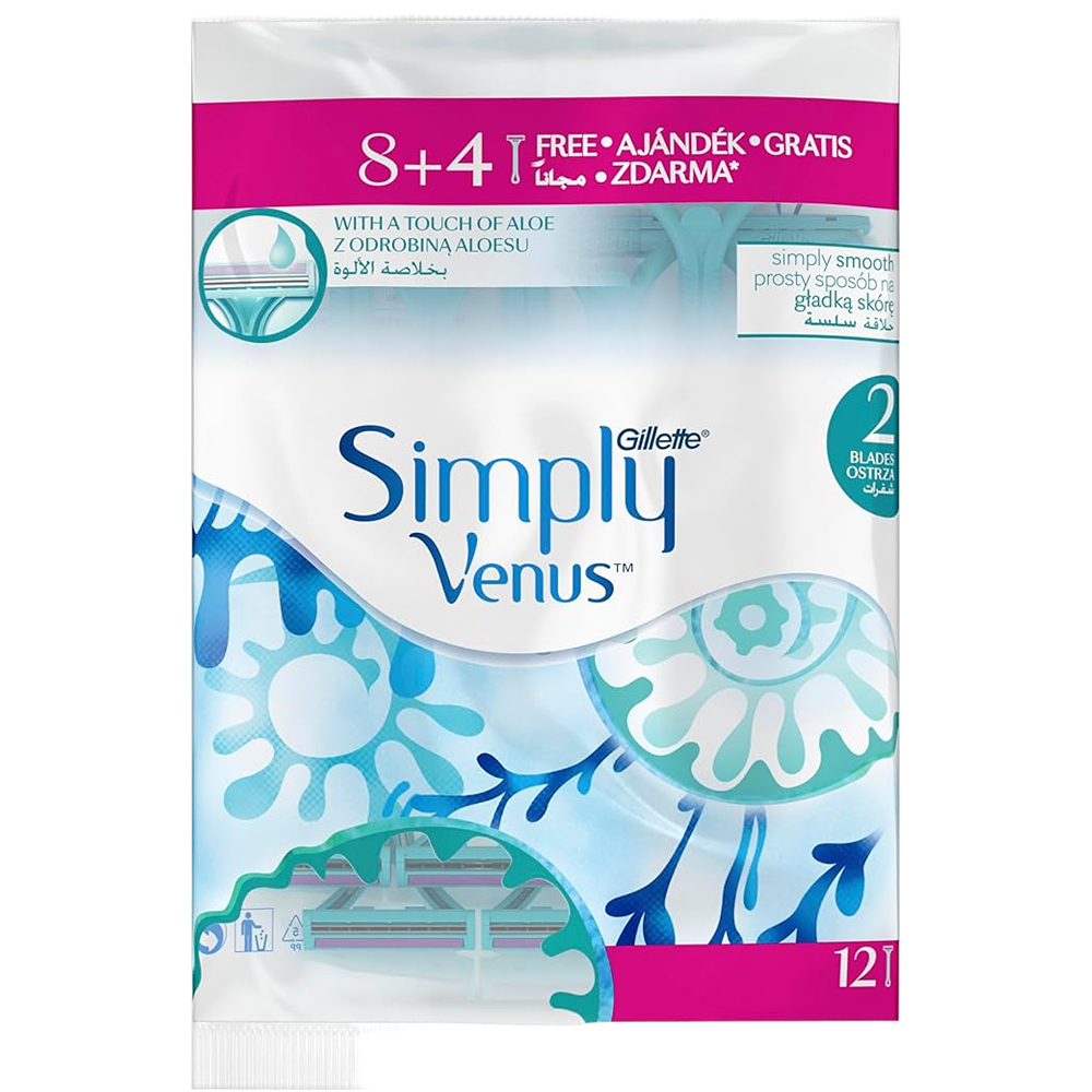 Gillette Simply Venus 12 Pearl 8+4