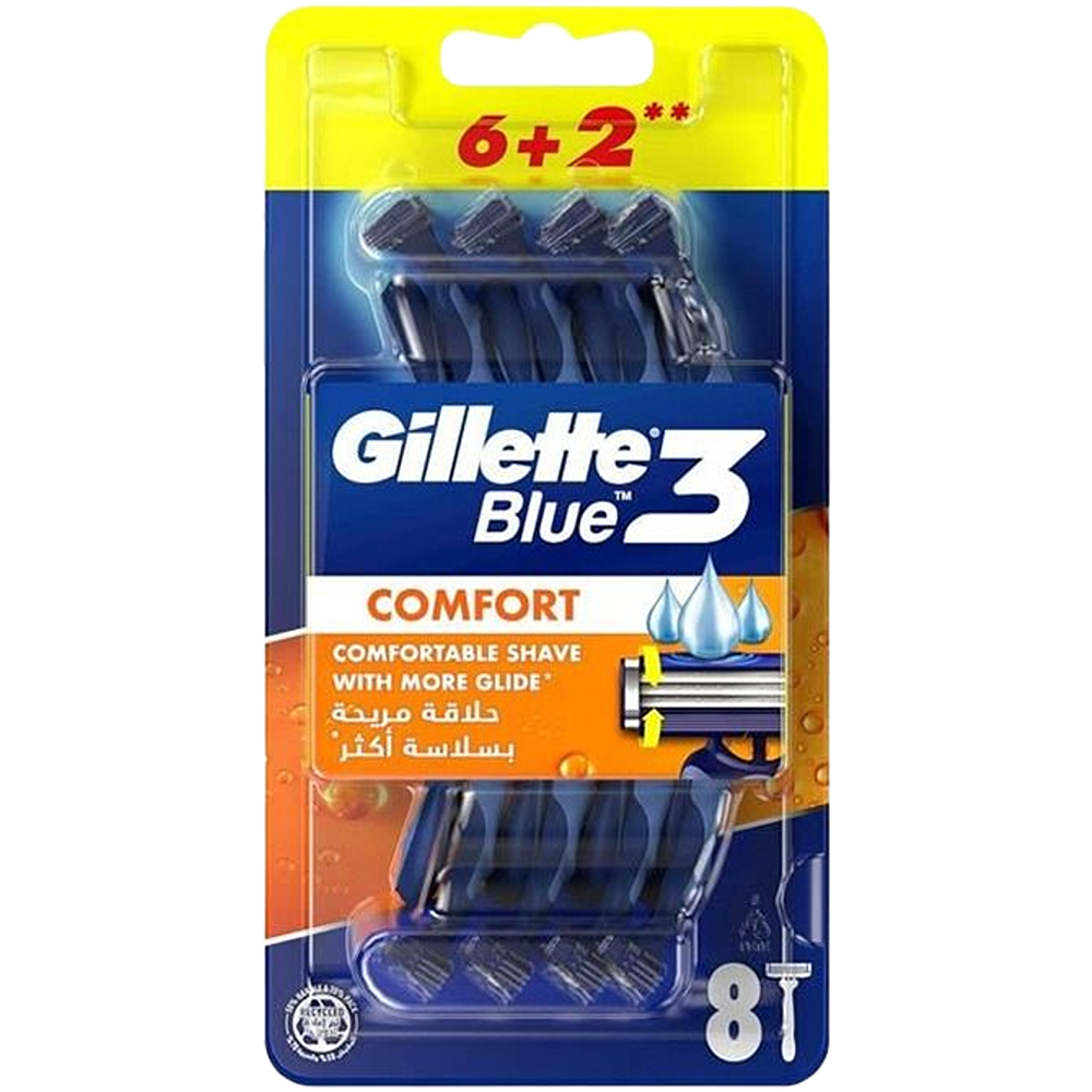 جيليت شفرات بلو 3 كومفورت ×8