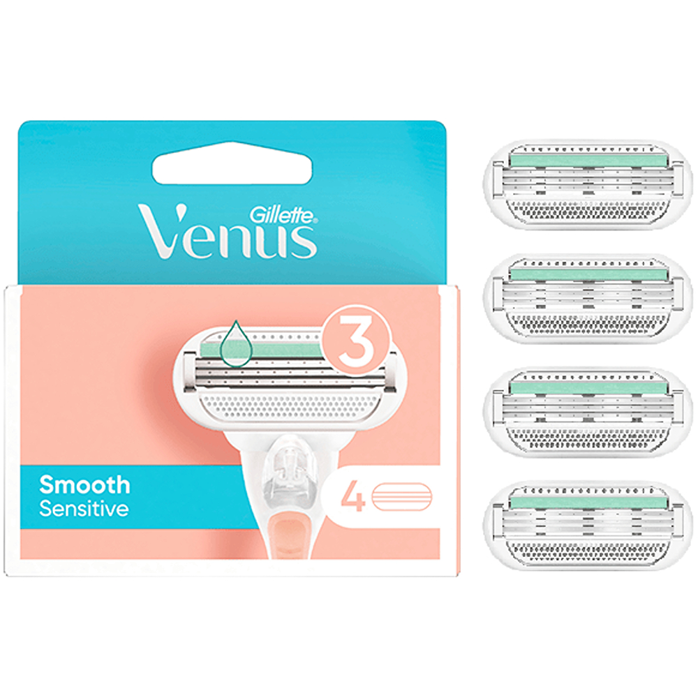 جيليت فينوس شفرات سموث سينسيتيف