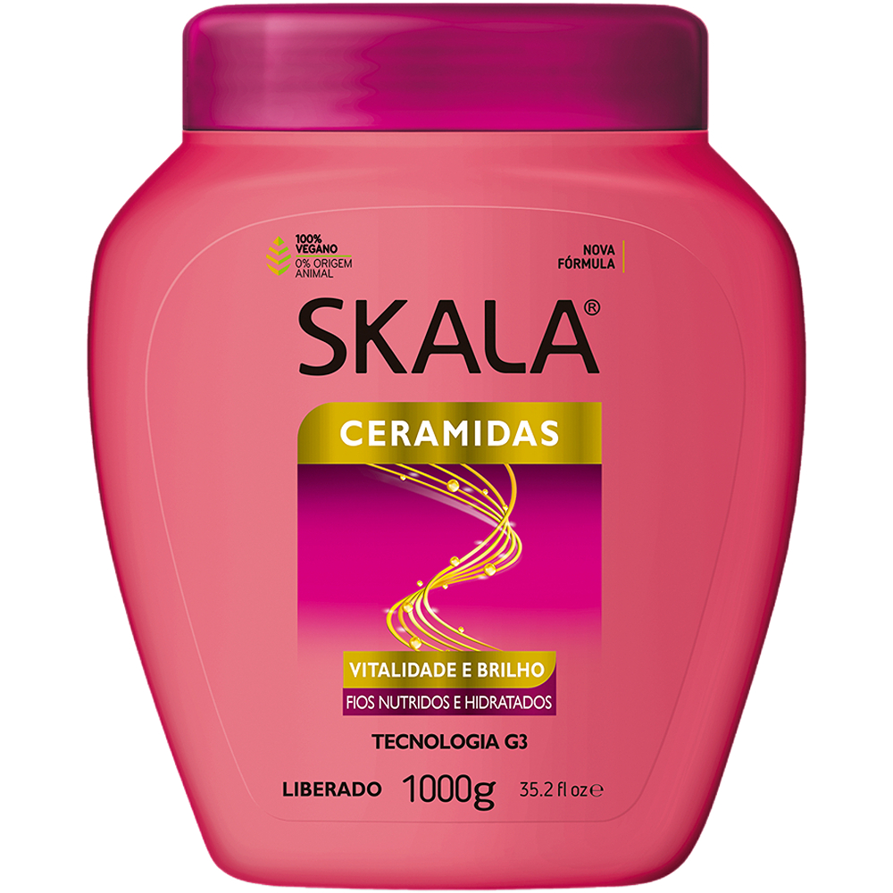 كريم السيراميداس المرطب للشعر التالف والباهت من سكالا 1000 جرام