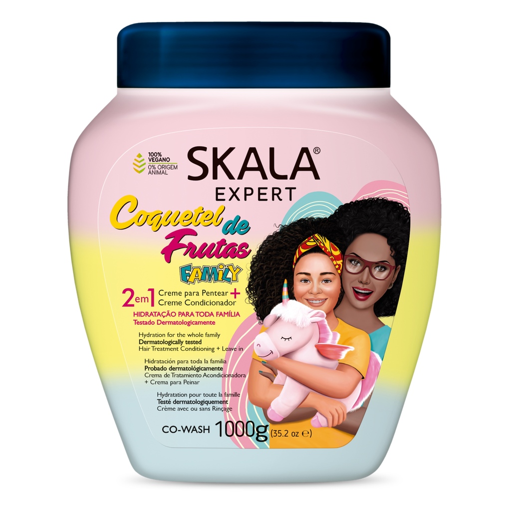 كريم معالج اكسبرت لجميع انواع الشعر بخلاصة الفواكة من سكالا , 1000 جرام