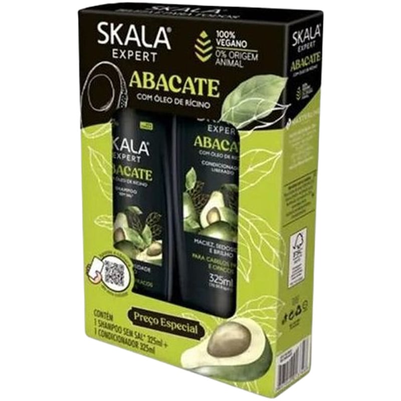 سكالا طقم فيتامين بومب أفوكادو شامبو وبلسم