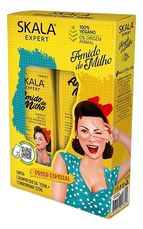 سكالا طقم شامبو وبلسم نشا الذرة