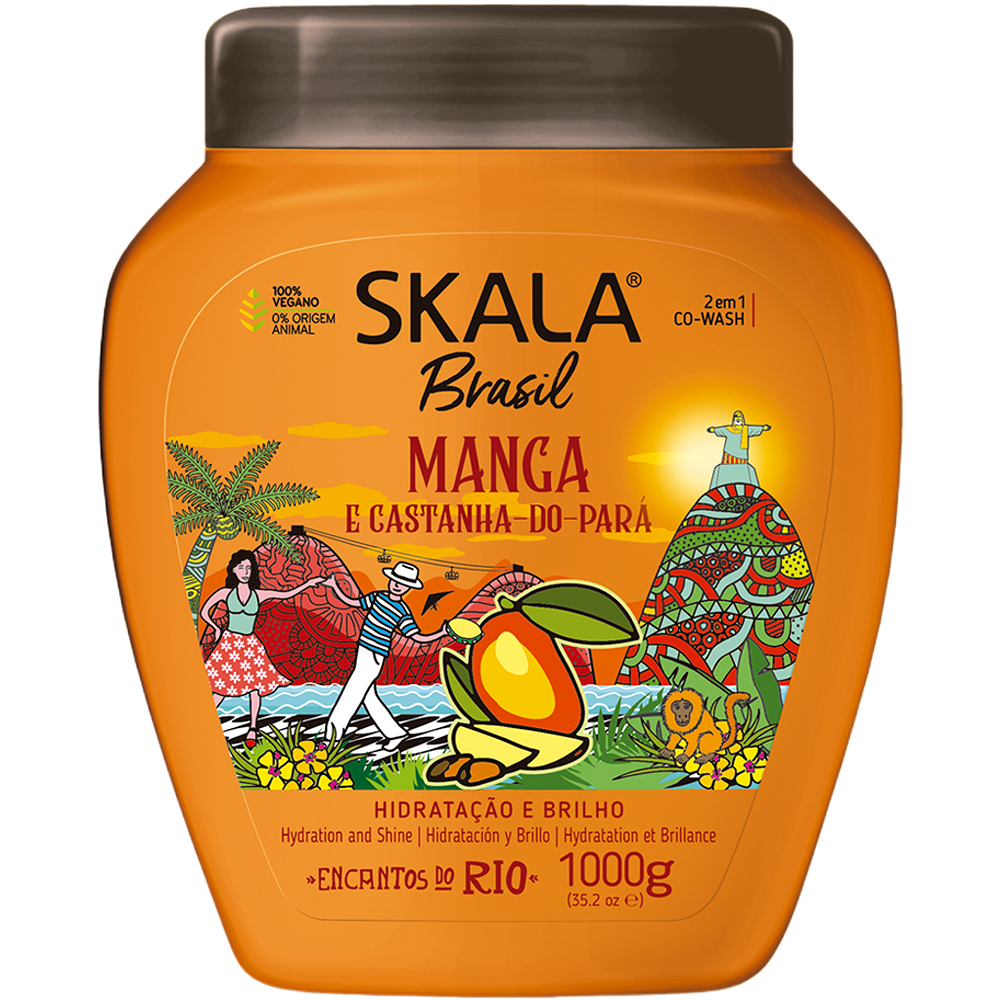 كريم سكالا بالمانجا وزبدة الشيا لترطيب وتغذية الشعر 1000 جرام