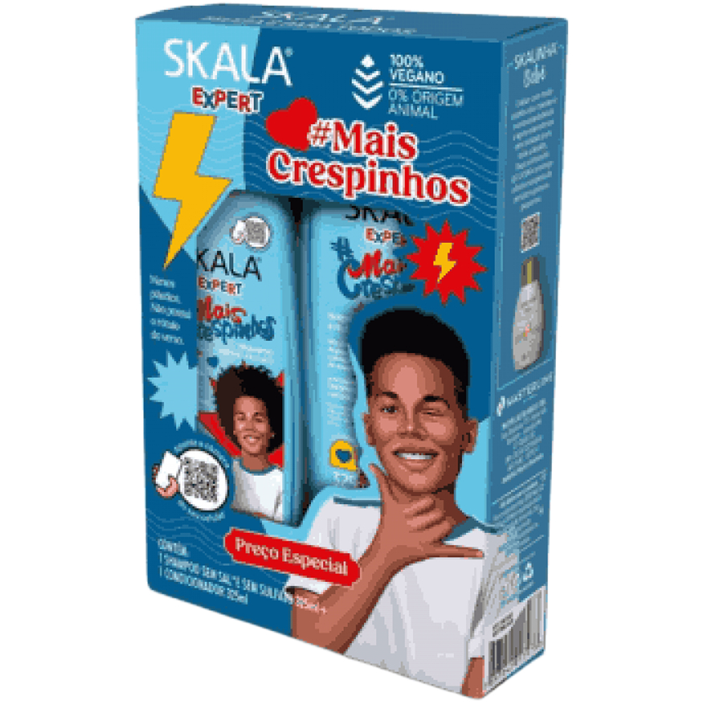 مجموعة شامبو و بلسم ميس كريسبينهوس للأطفال من سكالا , 2 × 325 مل