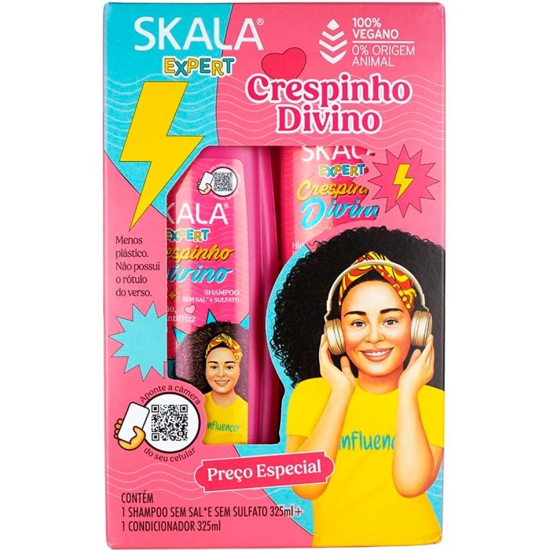  مجموعة شامبو وبلسم كريسفينو ديفينو للأطفال من سكالا - 325 مل  