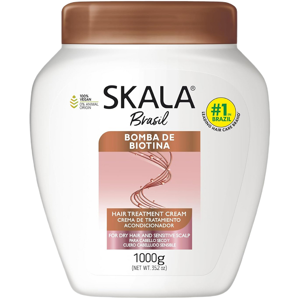 سكالا برازيلي - كريم فيتامين بومب نيوتن يساعد علي اصلاح فروة الشعر الجافه