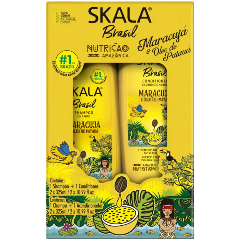 سكالا اكسبرت -مجموعة شامبو +بلسم برازيل ماراكوجا اي اوليو دي باتاوا