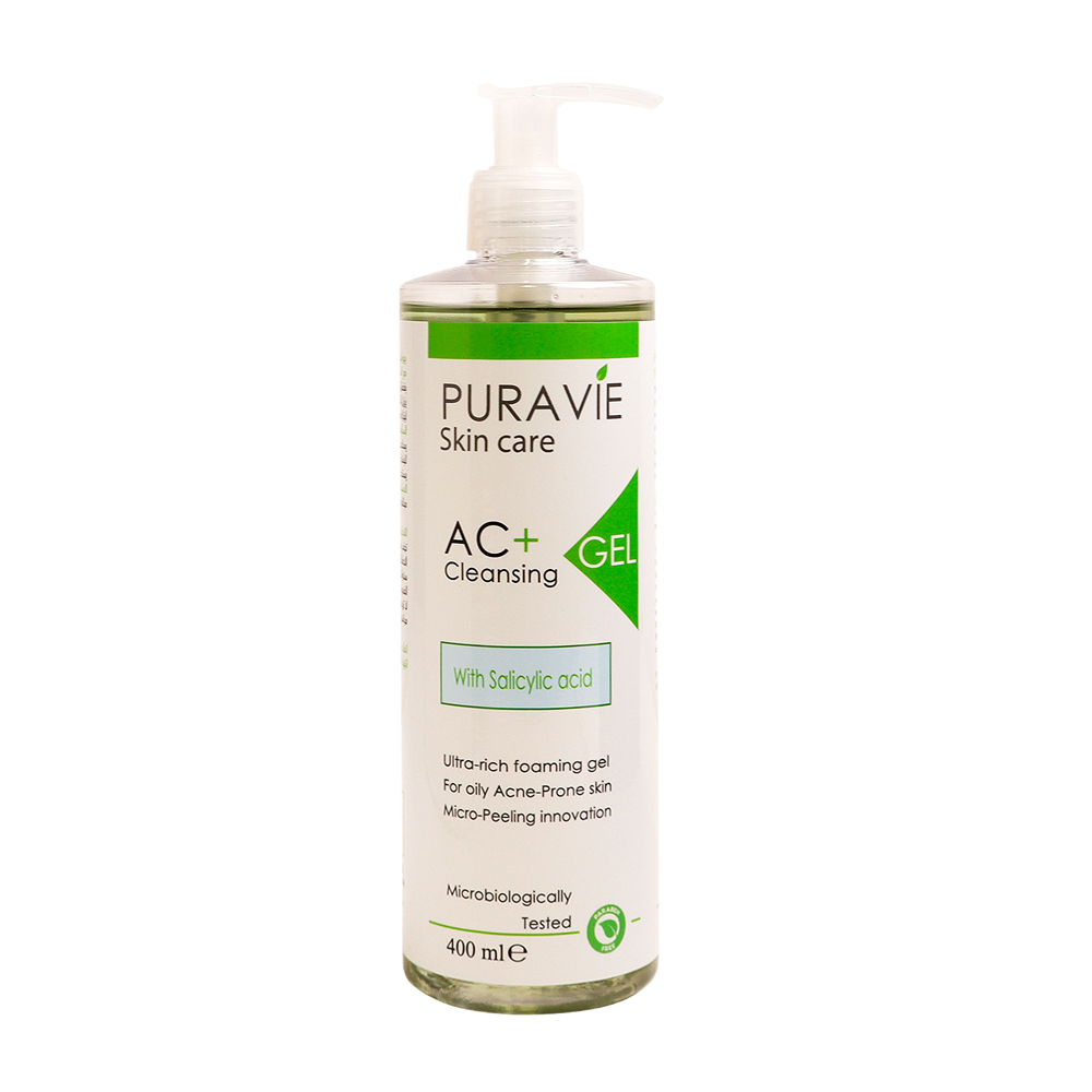 Puravie Hydrating Foaming Cleanser with Salicylic Acid Oily Sensitive Skin 400 ml
