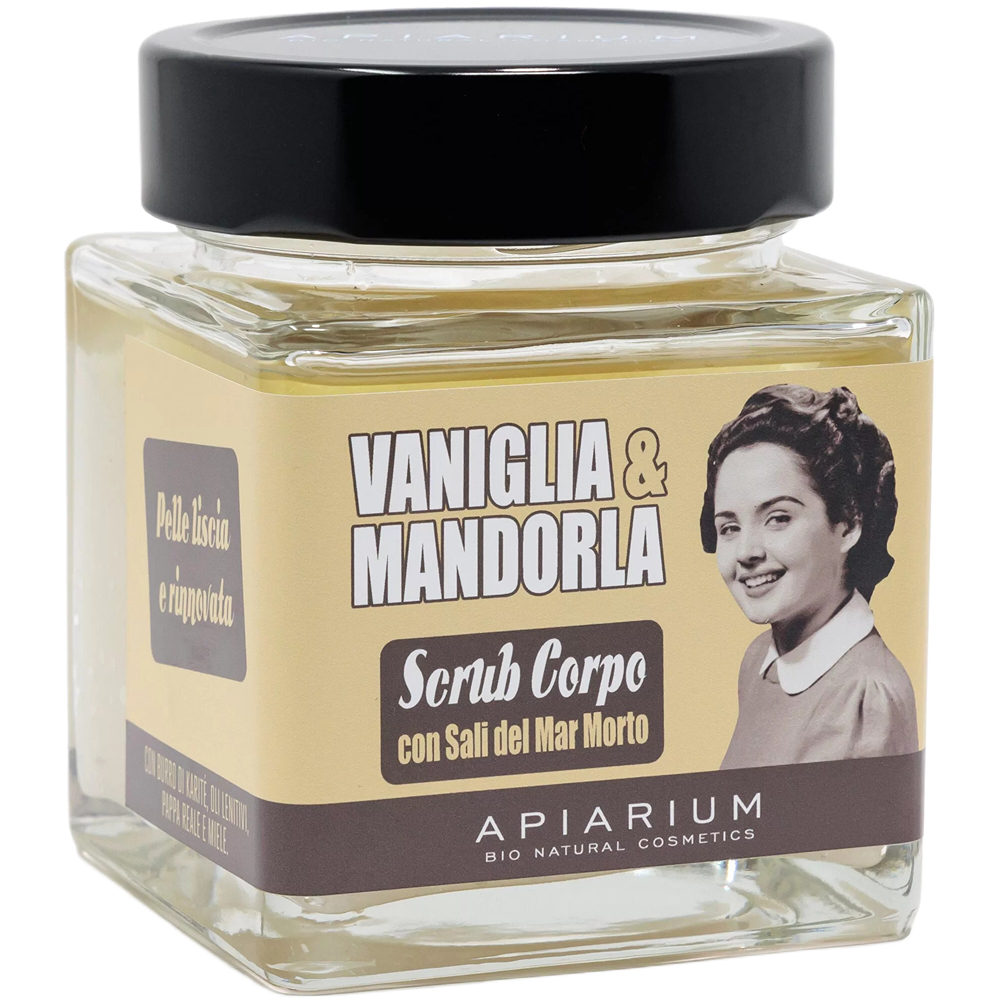 مقشر الجسم العضوي فانيليا ولوز 410 غرام