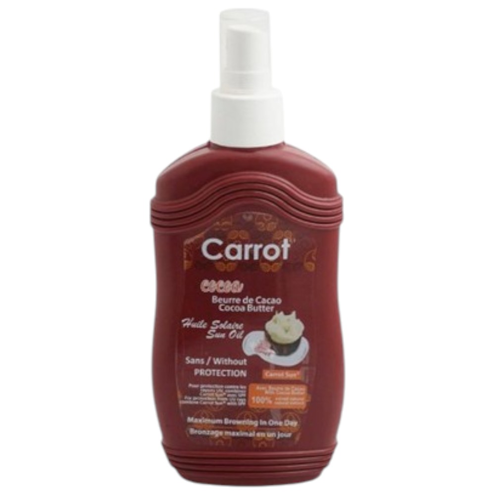 كاروت صن بخاخ زيت مسرّع تسمير زبدة الكاكاو 200 مل