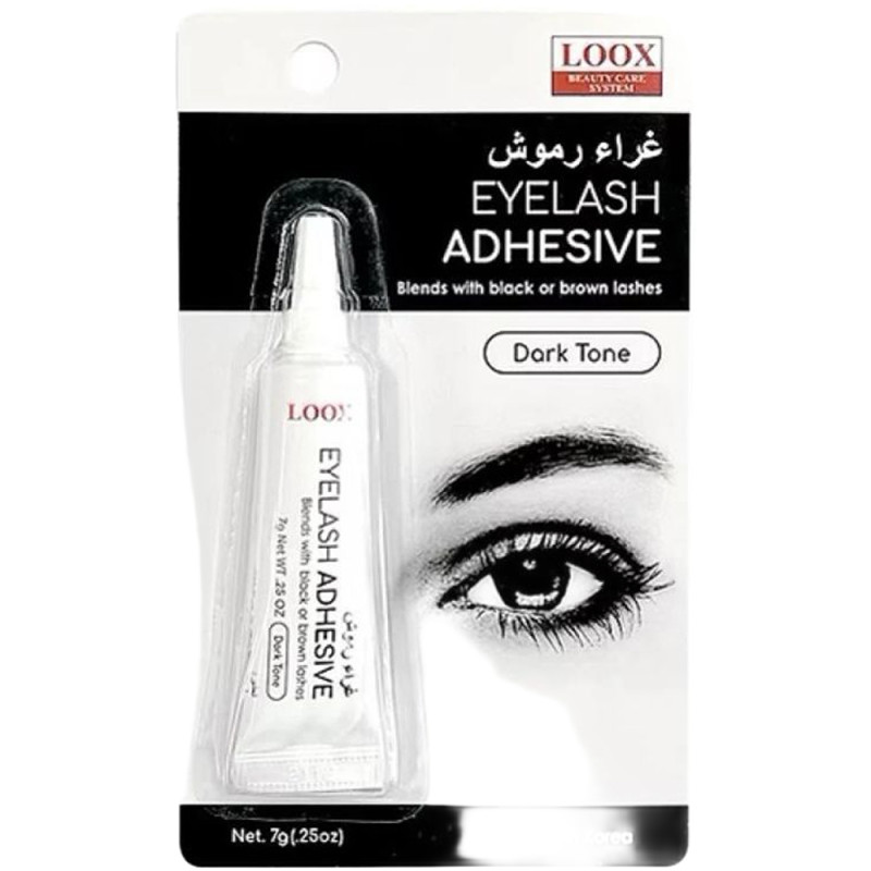 ترندي لوكس غراء رموش أسود + بني EG-7