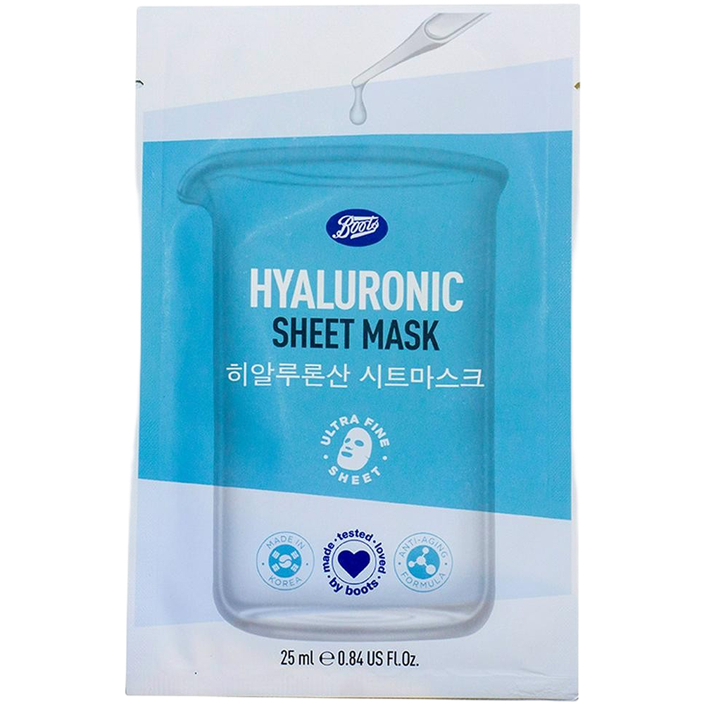 بوتس قناع ورقي هيالورونيك 25 مل