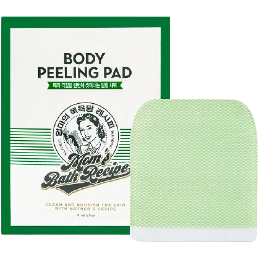 قفازات تقشير الجسم من مامز باث ريسبي - أخضر