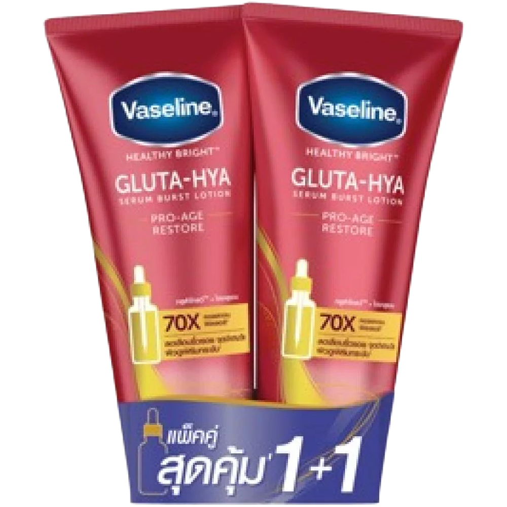 فازلين جلوتا هيا برو إيج ريستور 290 مل × 2