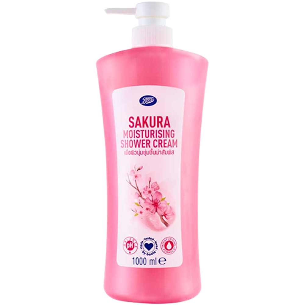 بوتس كريم استحمام مرطب ساكورا 1000 مل