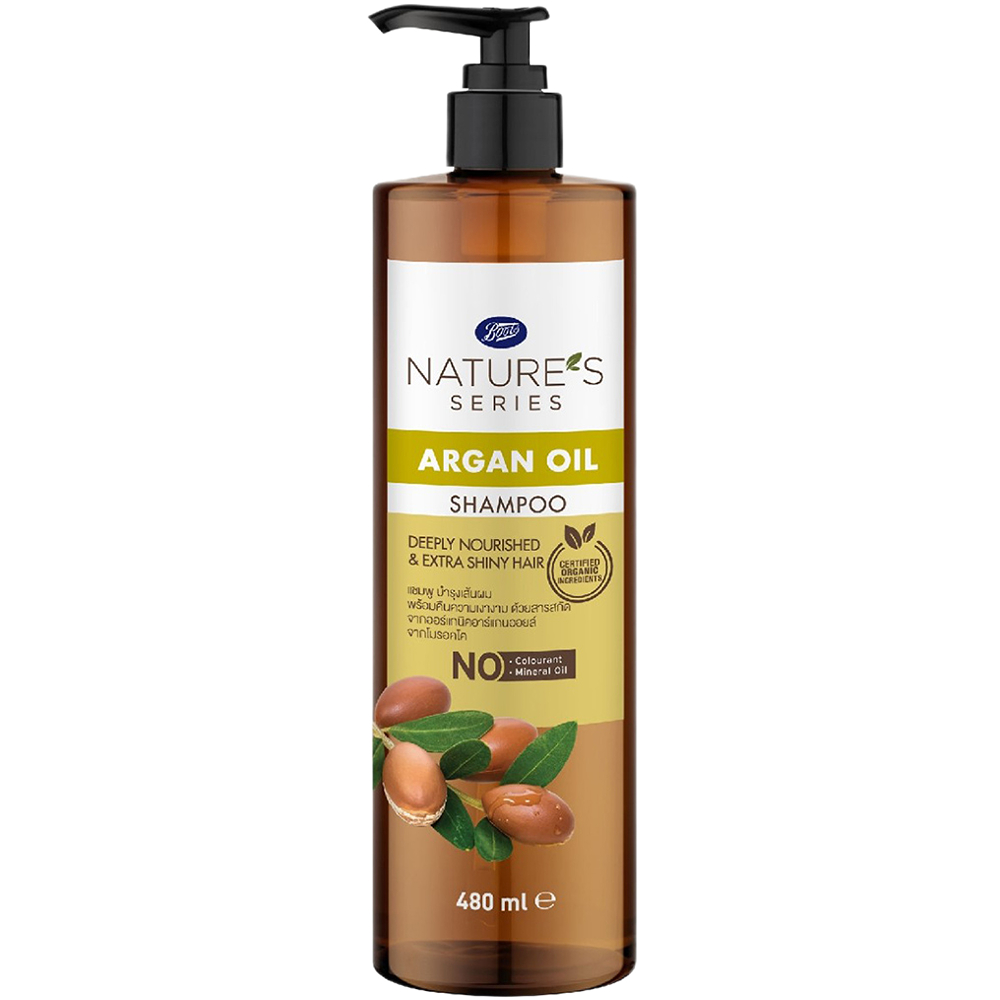 بوتس نيتشرز سيريز شامبو زيت الأرجان 480 مل