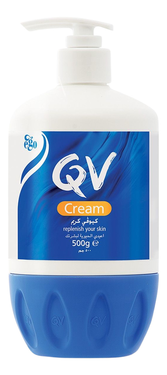 كيو ڤي كريم جسم مرطب 500 جم