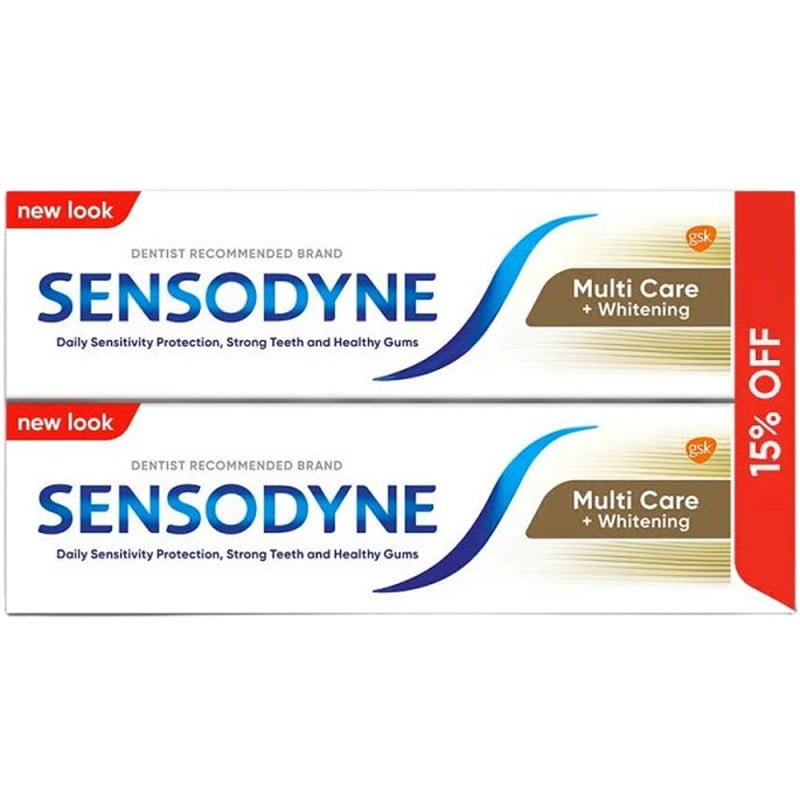 سينسوداين مالتيكير عبوة مزدوجة 75 مل ×2