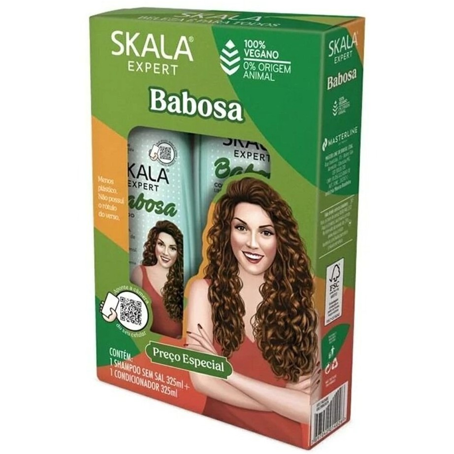 Skala Expert Babosa Aloe Vera Shampoo and Conditioner Set 325 ml