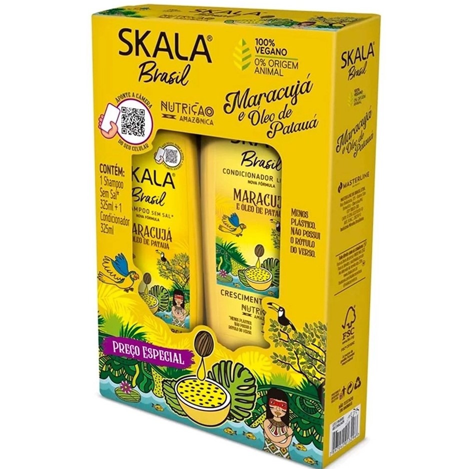 Skala Expert Brazil Maracuja and Patauá Oil Shampoo and Conditioner Set